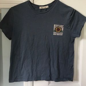 Rip curl S bluish grey sunflower t-shirt